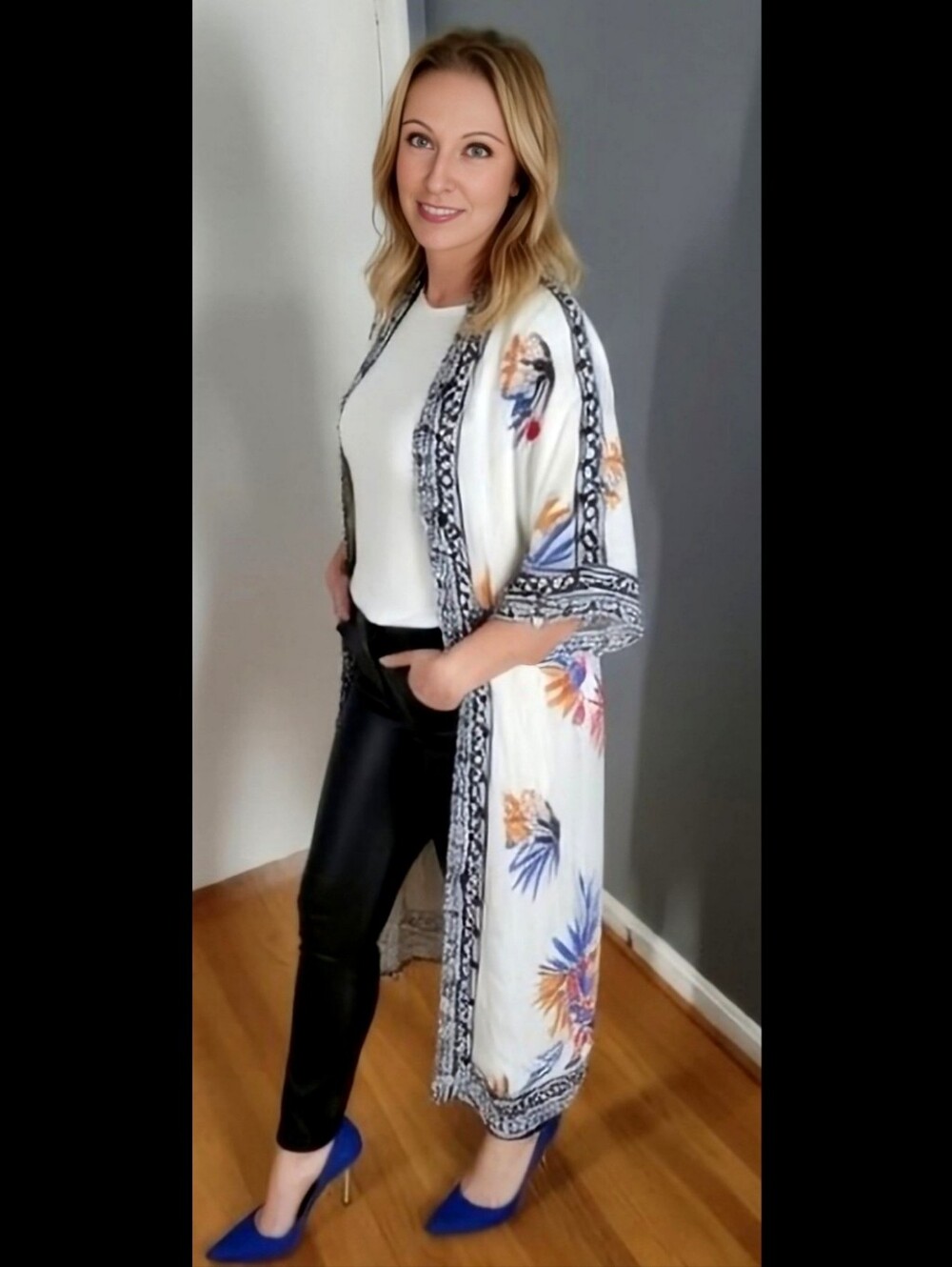 Women's Anthropologie Zoe Wodarz By Bel Kazan Floral Kimono Duster O/S